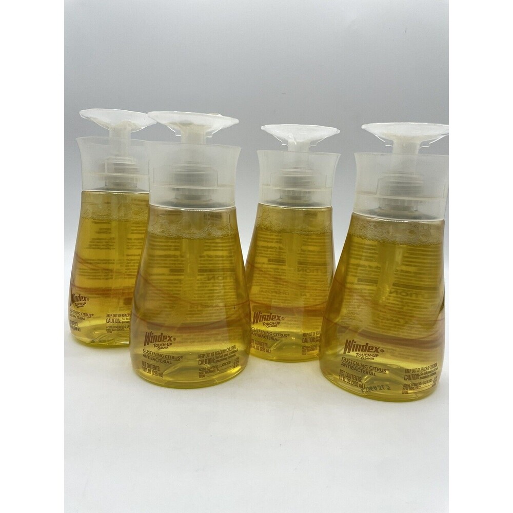 4 Windex Touch-Up Antibacterial Kitchen Multi-Surface Cleaner 10 Oz Bs268